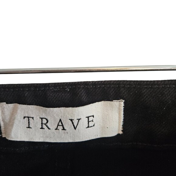 Faye Demi Boot Jean With Slit in Paint it Black Colorway - Picture 7 of 11